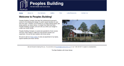 Desktop Screenshot of peoplesbuilding.com